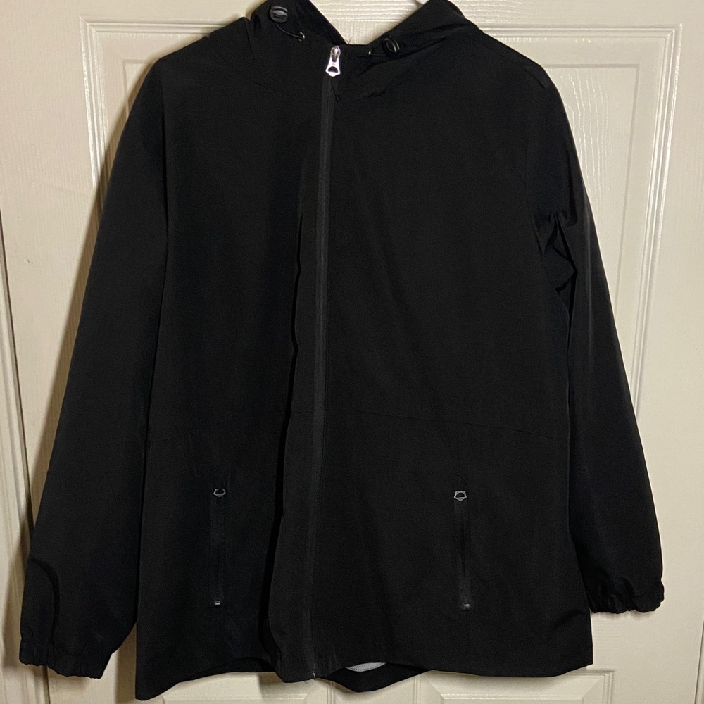 Weatherproof Black Mesh-Lined Jacket